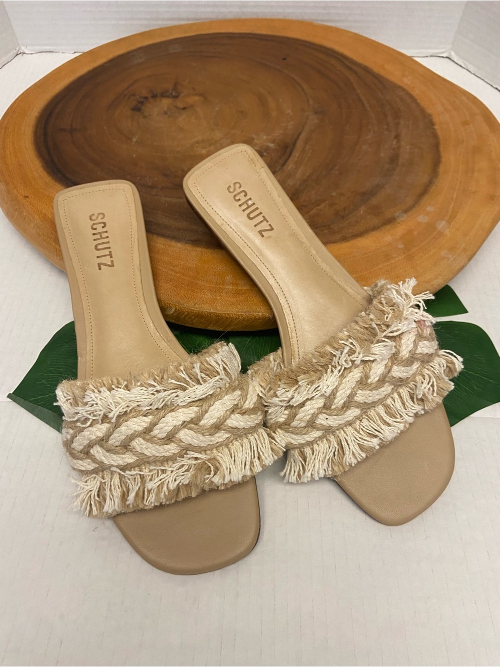 SCHUTZ Adelina Sandal Slide in Neutral - Picture 4 of 7